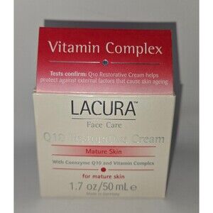 Lacura Face Care Mature Skin Coenzyme Q10 Vitamin Complex Cream 1.7 fl oz Sealed
